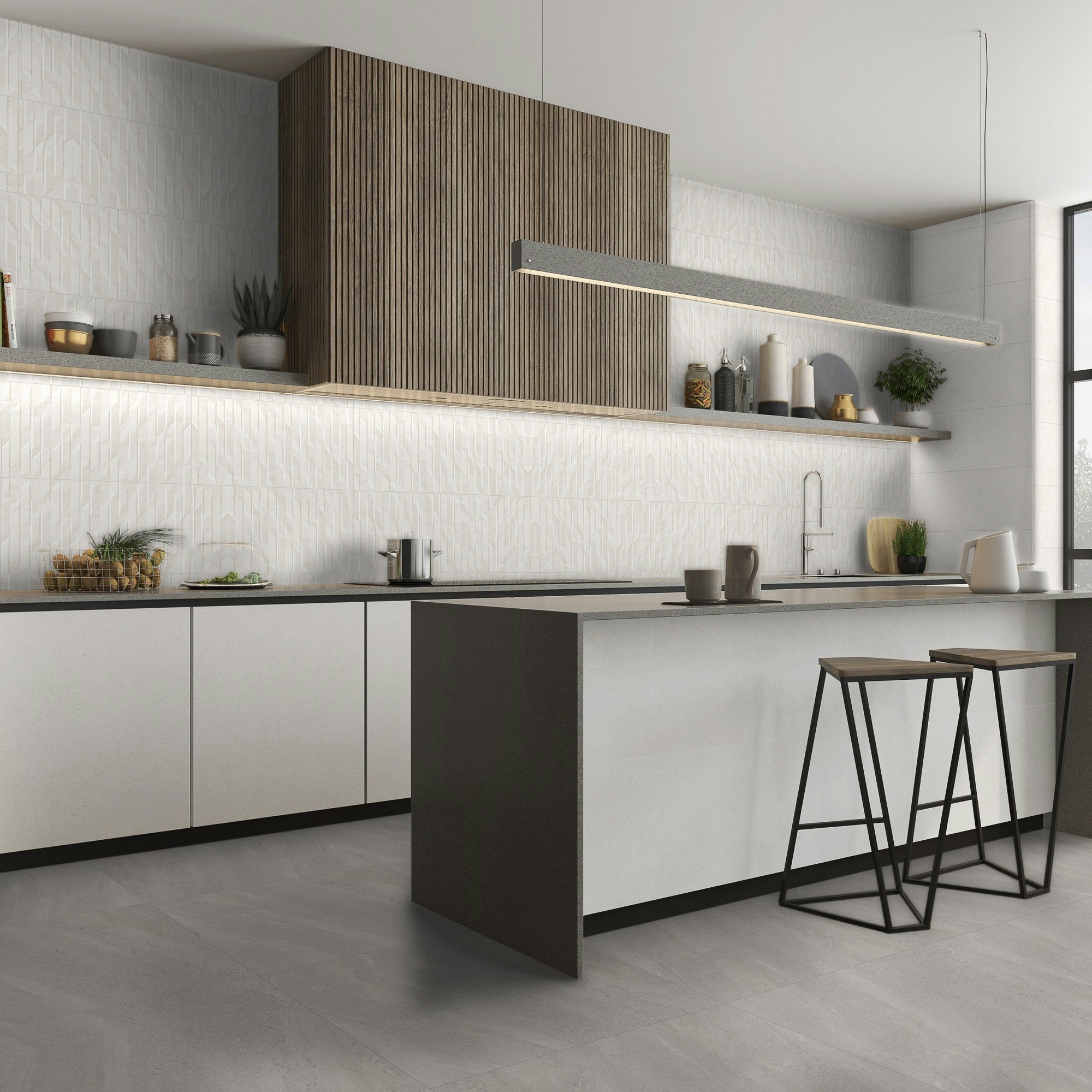 Imperia Grey Floor Tile – Tileflair