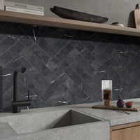 Lourdes Noir Tile 300mm x 75mm