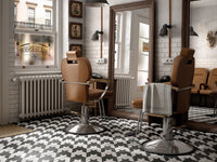 Art Black and White Tweed Tile