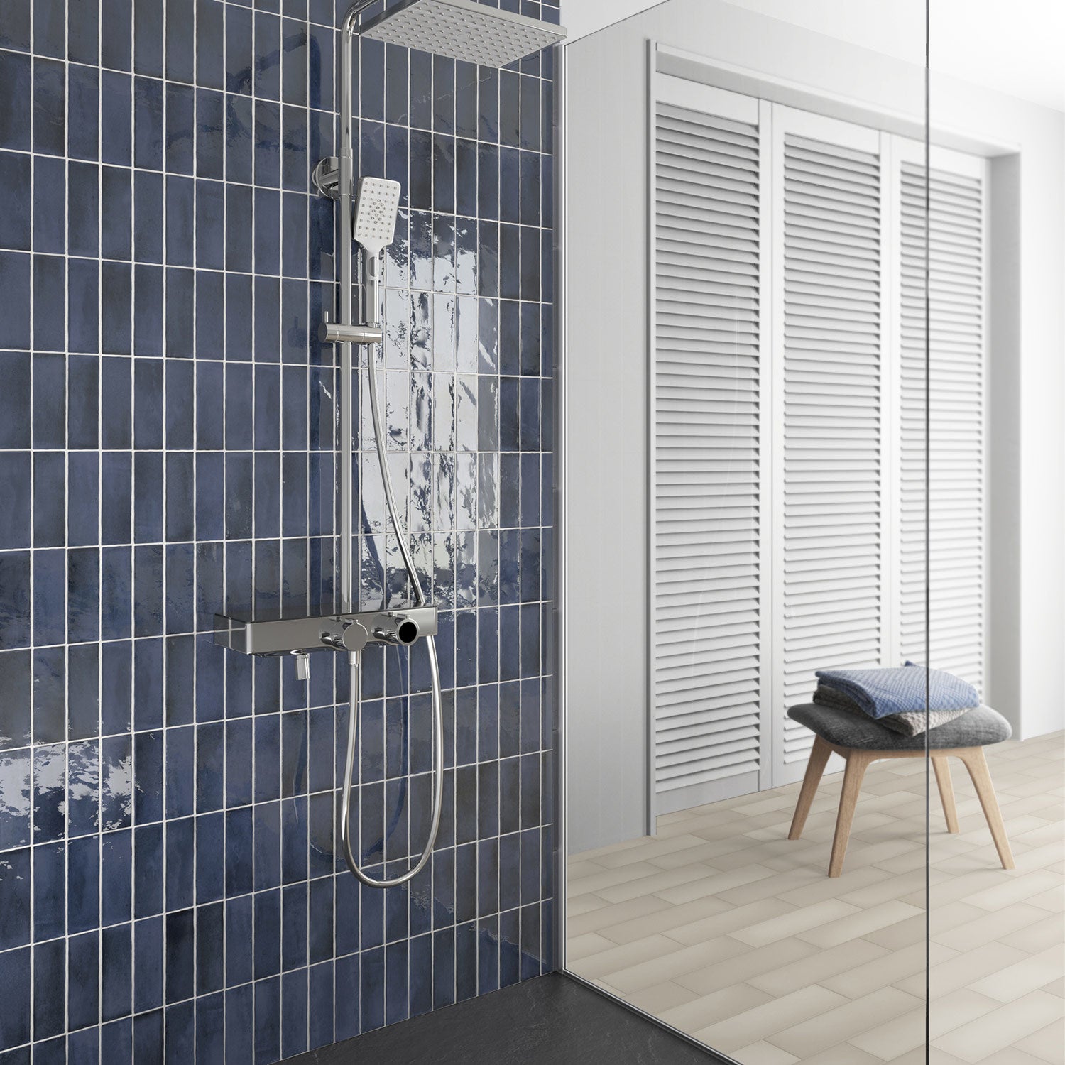 Aruba Inky Blue Gloss Tile