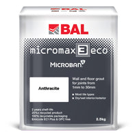 2.5kg BAL Micromax 3 Eco Anthracite Grout