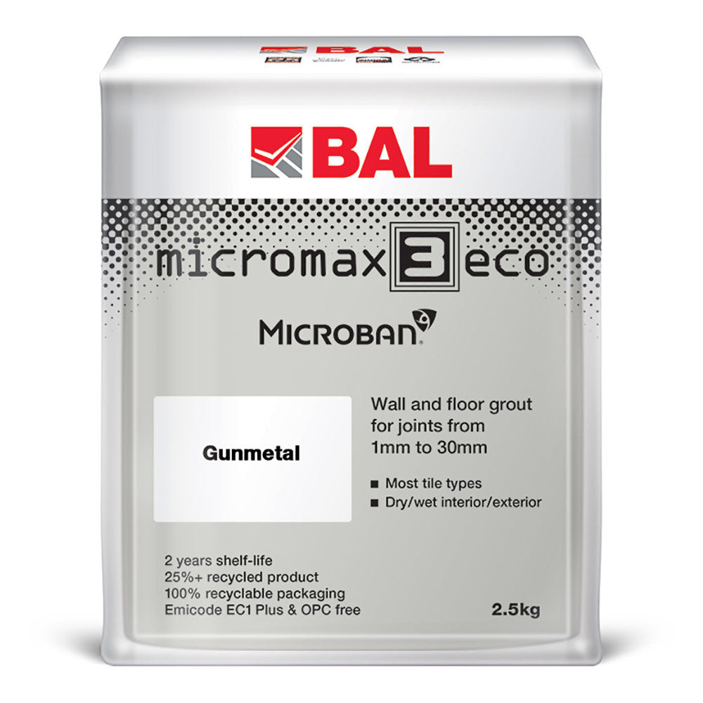 2.5kg BAL Micromax 3 Eco Gunmetal Grout