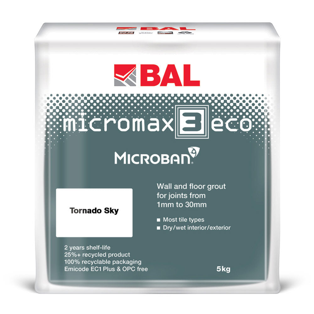 5kg BAL Micromax 3 Eco Tornado Sky Grout