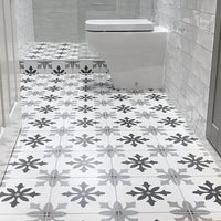 Bordeaux Paris Blanco Patterned Tile