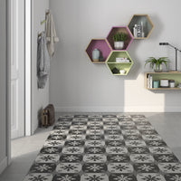 Bordeaux Paris Blanco Patterned Tile