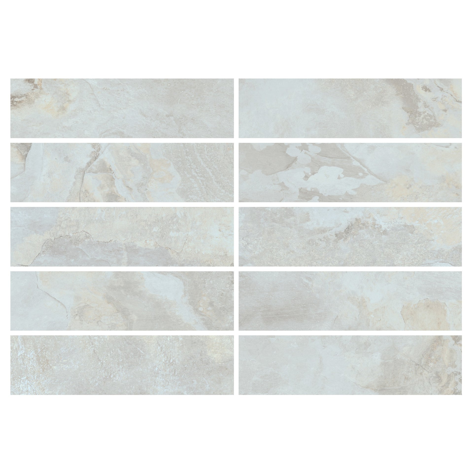 Cornwall Pearl White Brick Tile