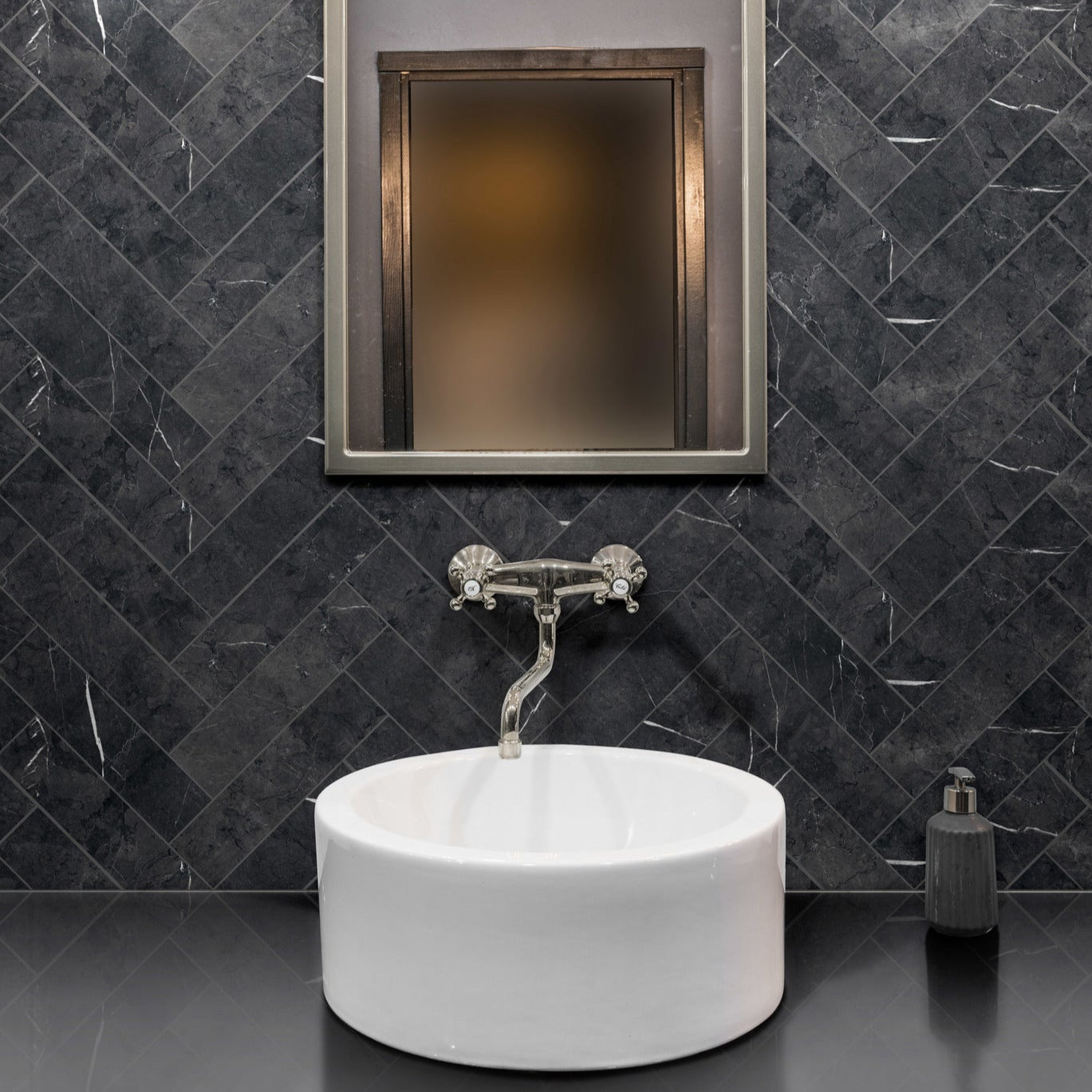 Lourdes Noir Tile 300mm x 75mm