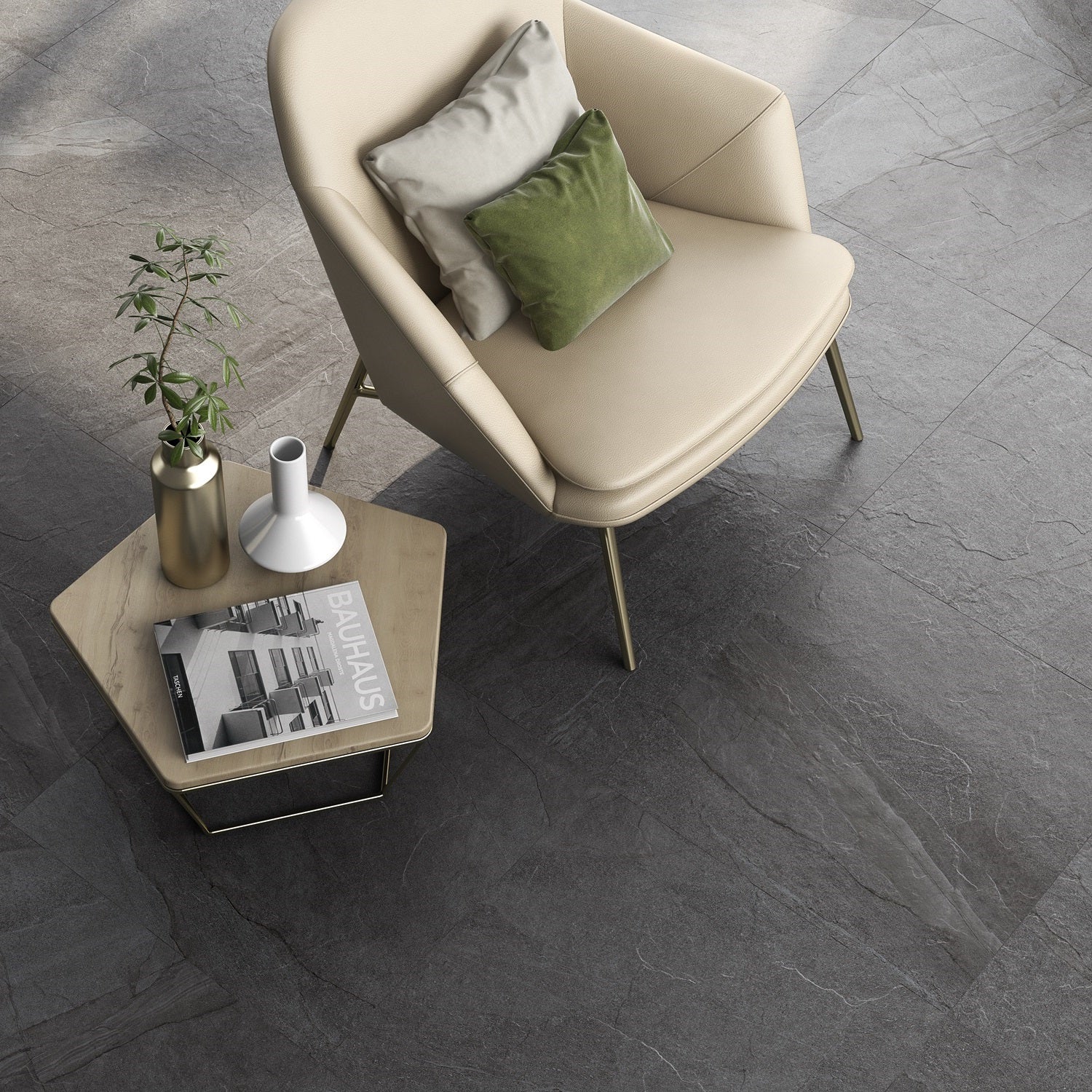 Comet Argent Floor Tile