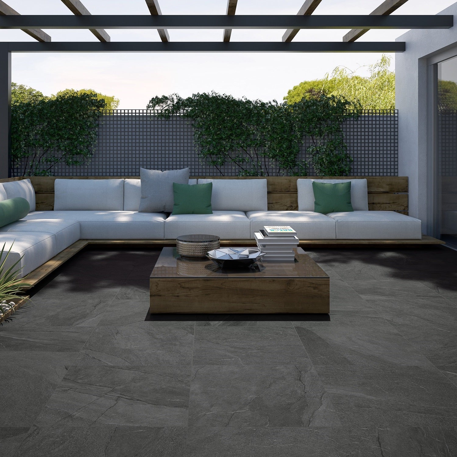 Comet Argent Outdoor Tile