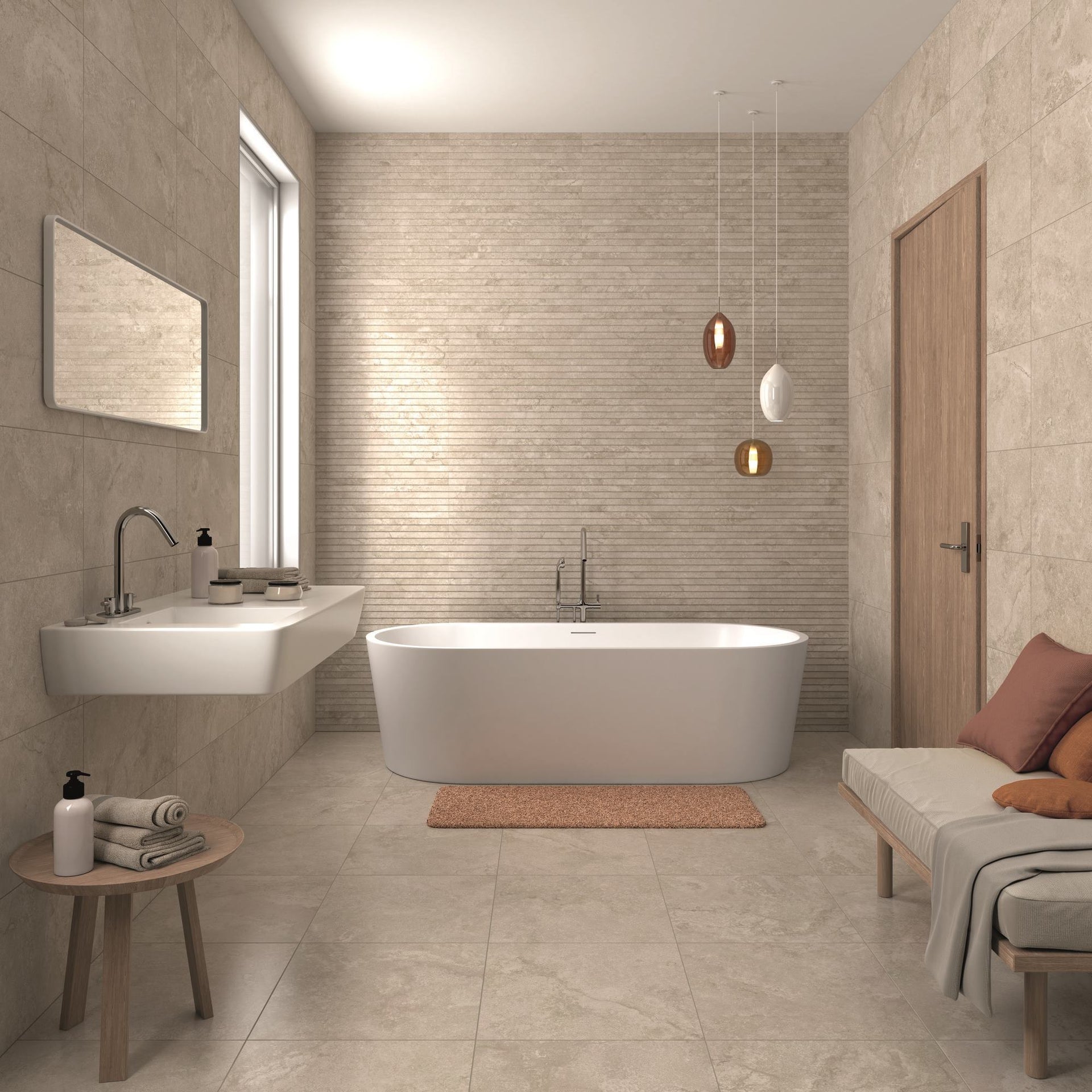 Essential Beige Wall Tile