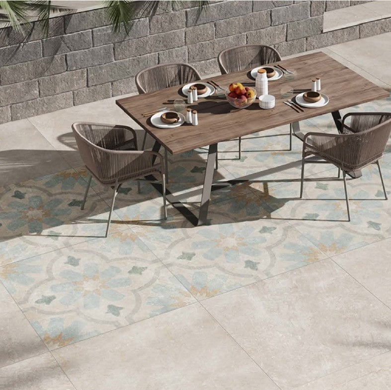 Eternal Etnic Warm Decor Outdoor Tile 1000x1000x20mm