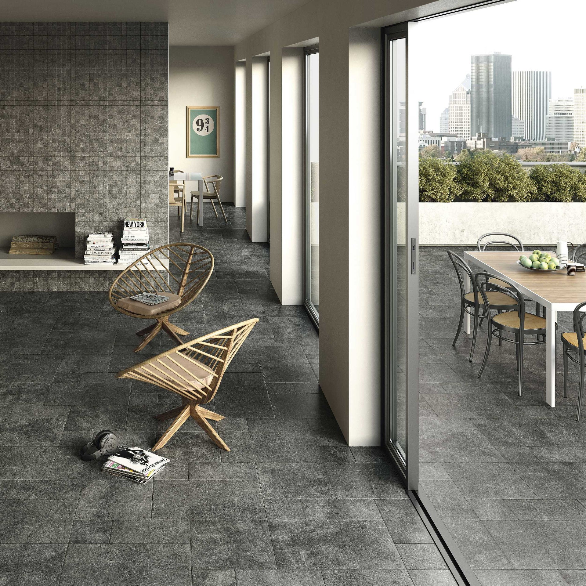 Eternal Black 600x600x20mm Outdoor Tile