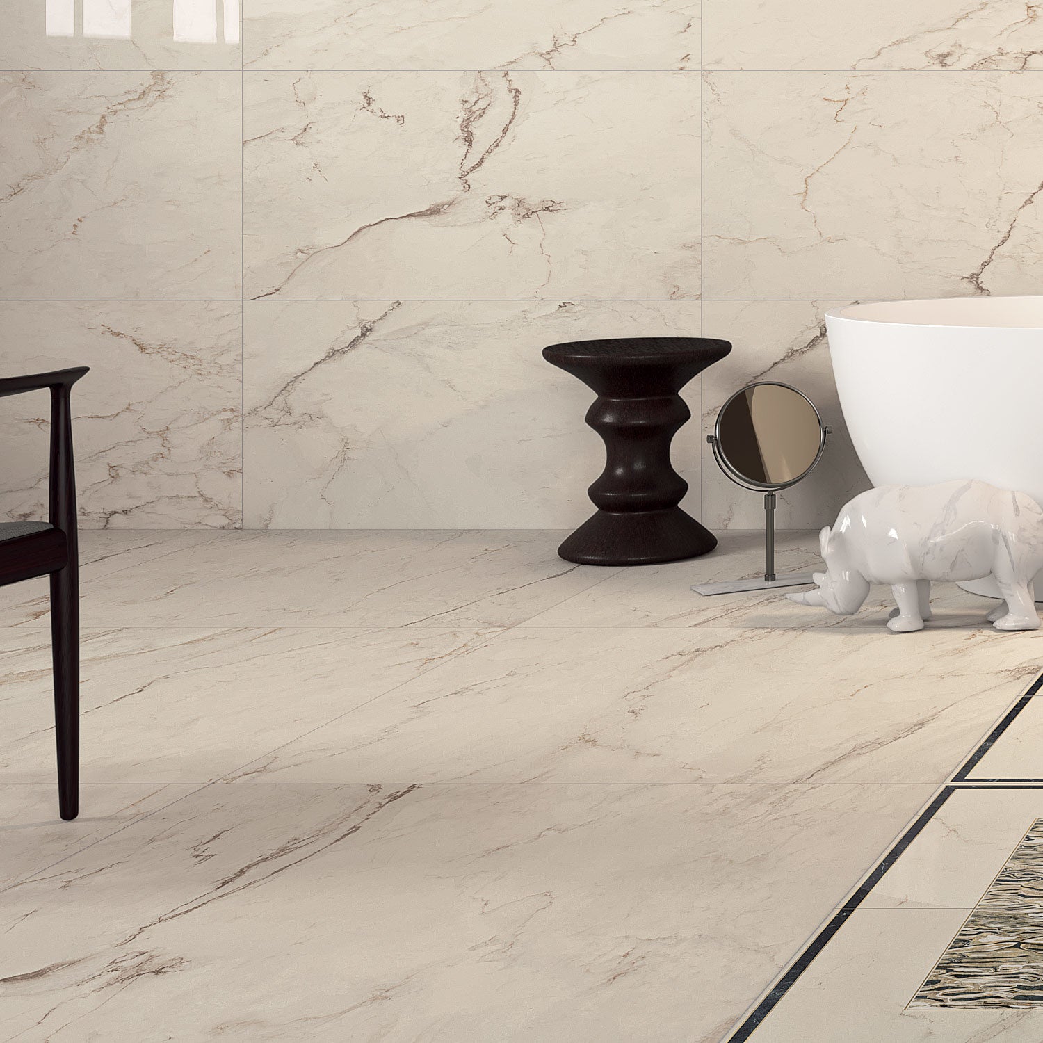 Firenze Cremo Polished Tile - 1200mm x 600mm