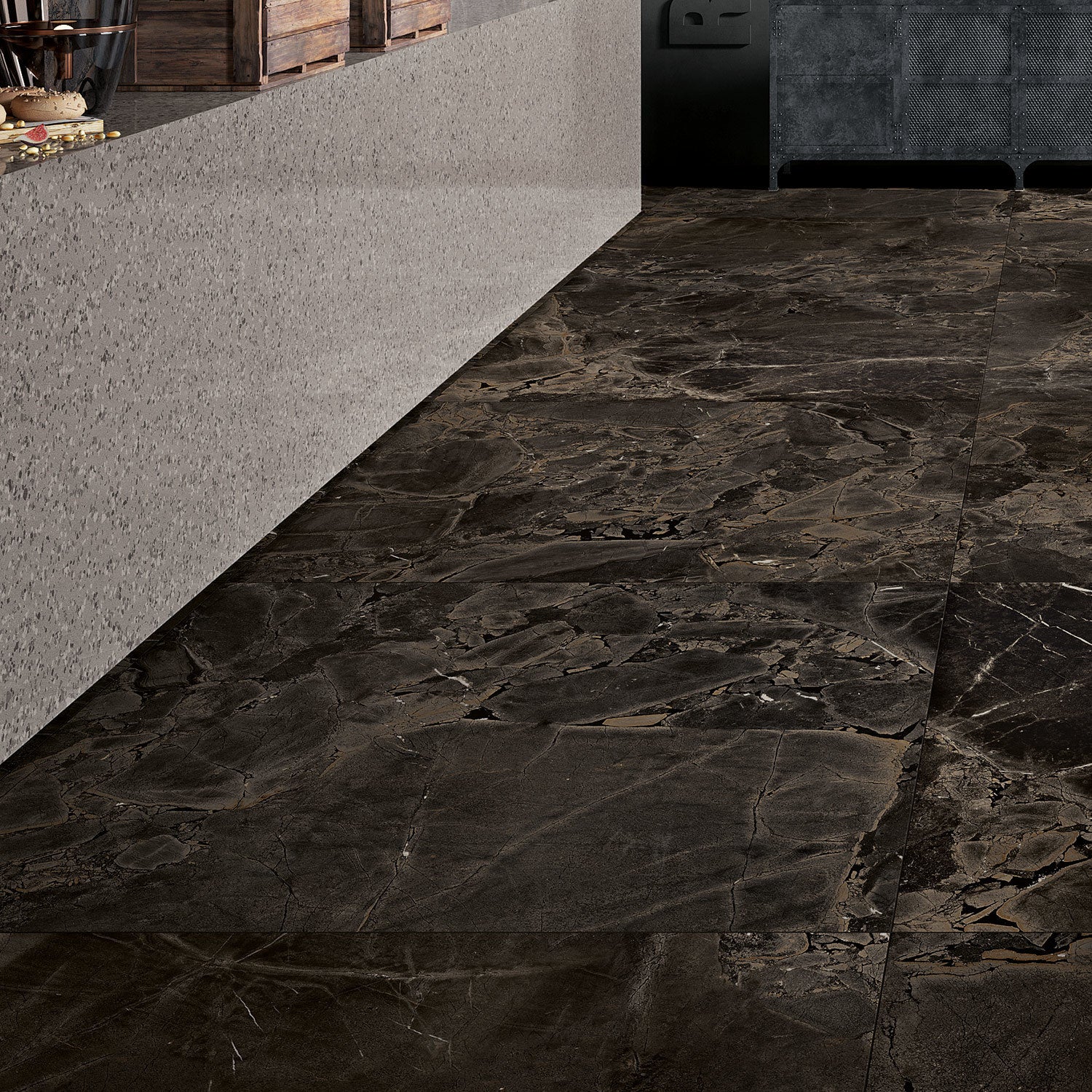 Firenze Infinity Black Natural - 600mm x 600mm