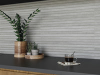 Holt Gris Slat Wood Decor Tile