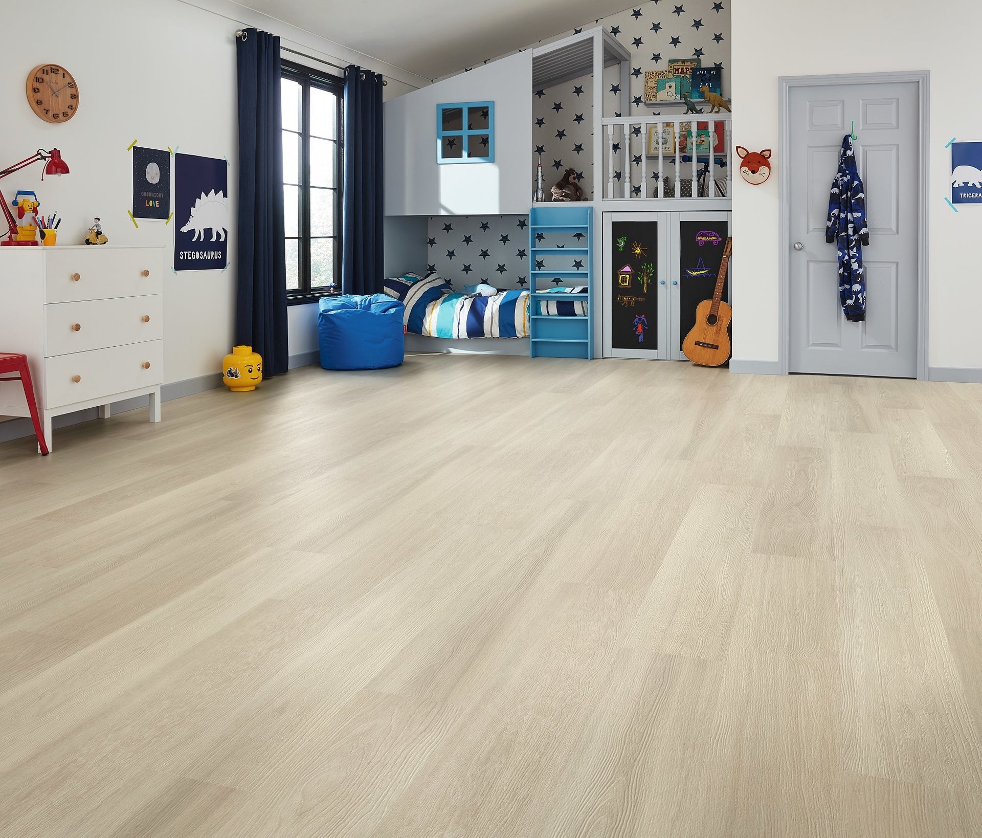 Ivory Brushed Oak Korlok LVT Pack