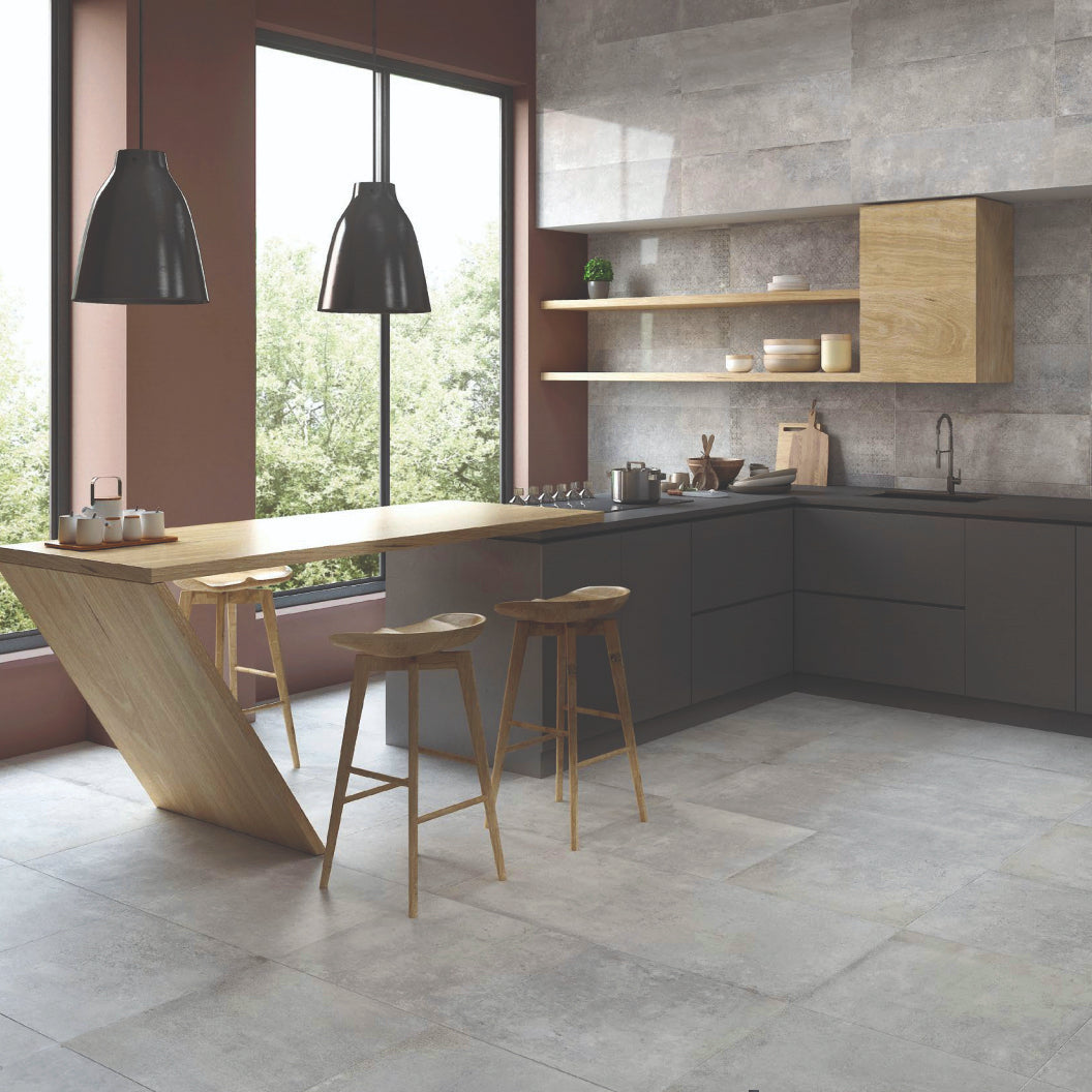 Infinity Dark Grey Floor Tile