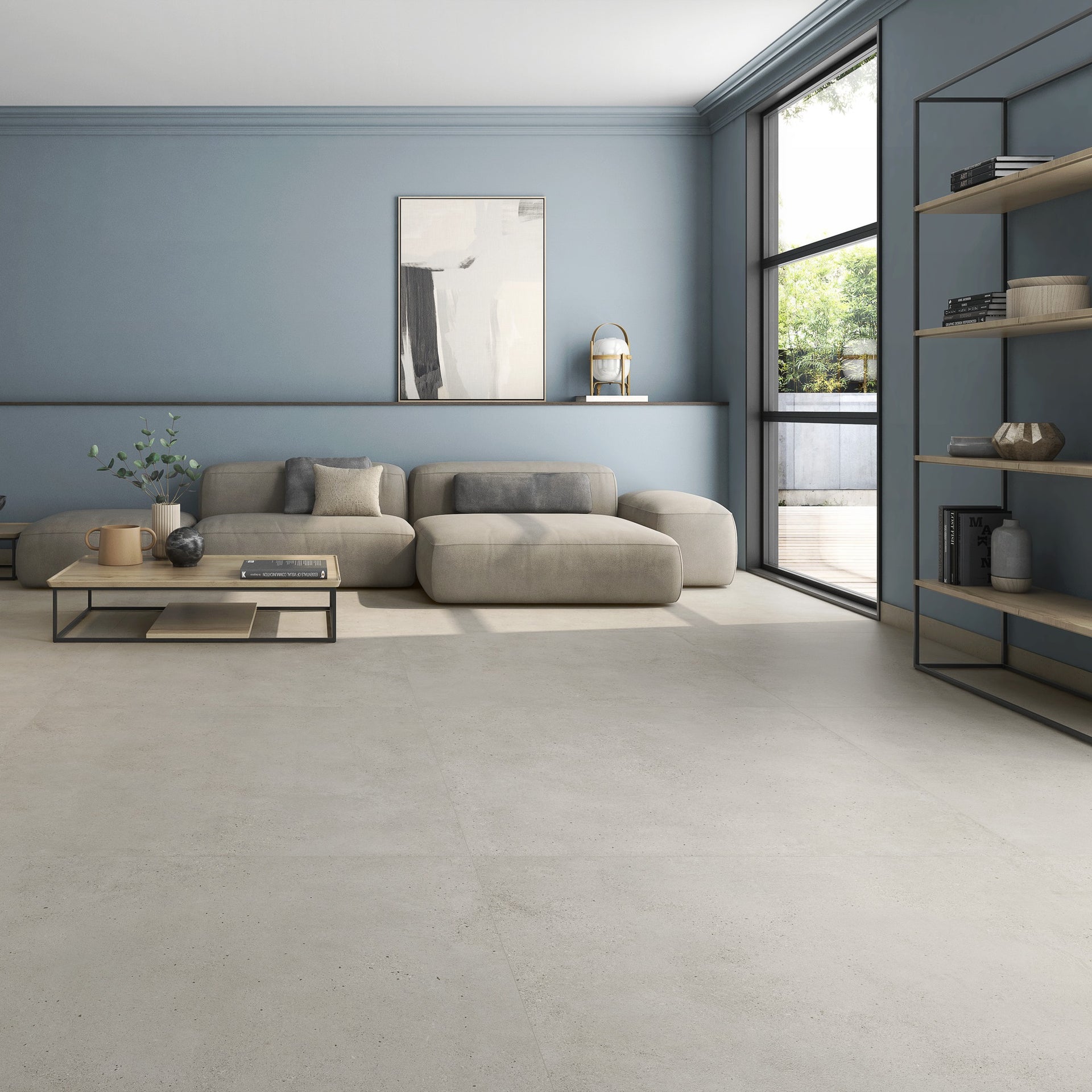 Lavant Taupe Floor Tile