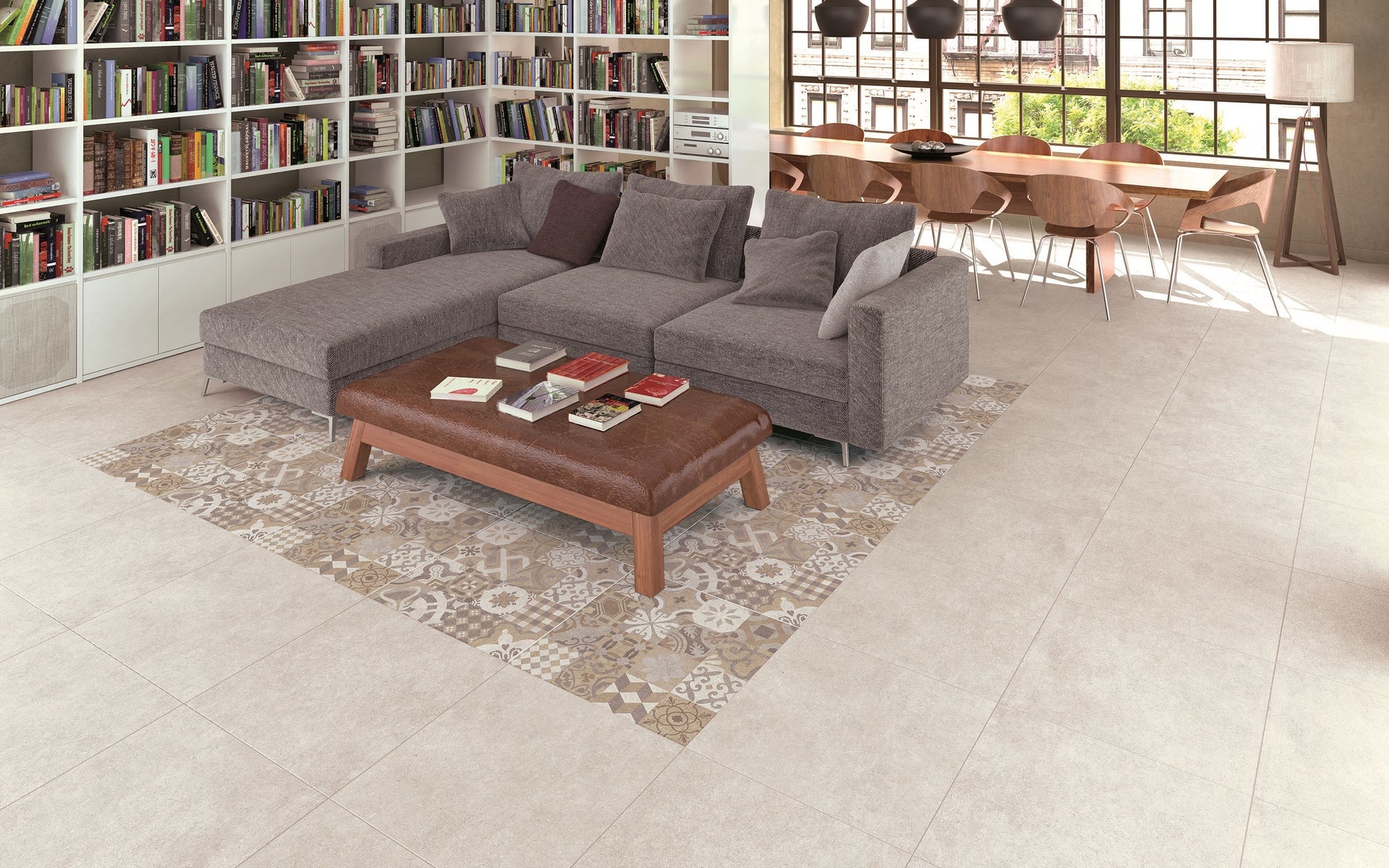 Lombard Moon Floor Tile