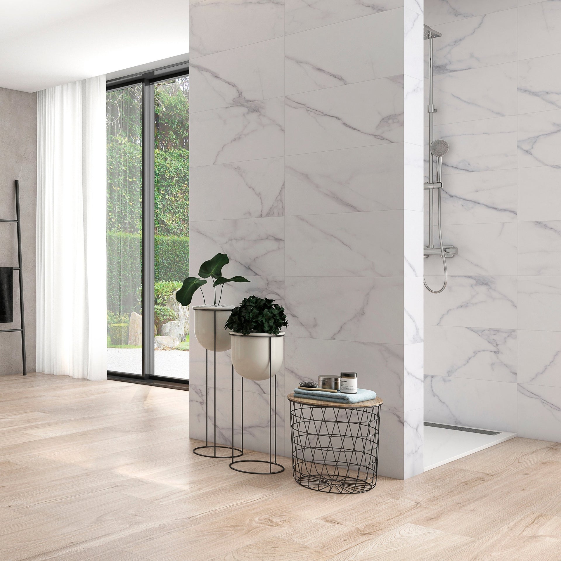 Maison Carrara White Tile