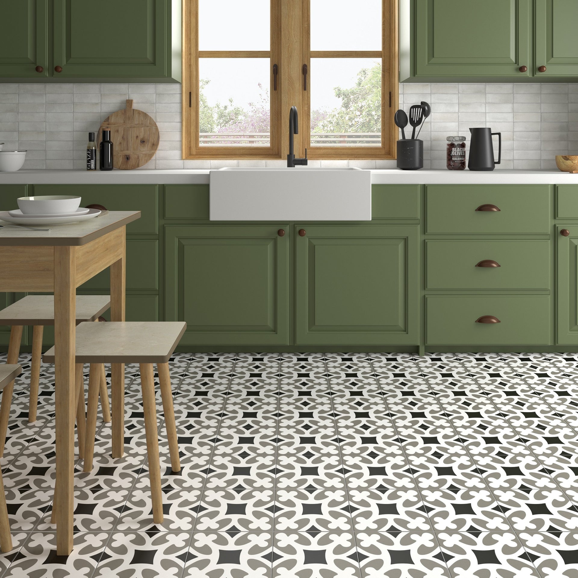 Middleham Ingleton Patterned Tile