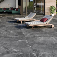 Monumental Dark Outdoor Tile 1200x600x20mm