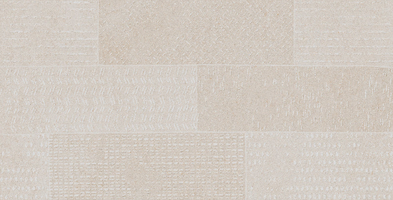 Offset Cream Decor Tile