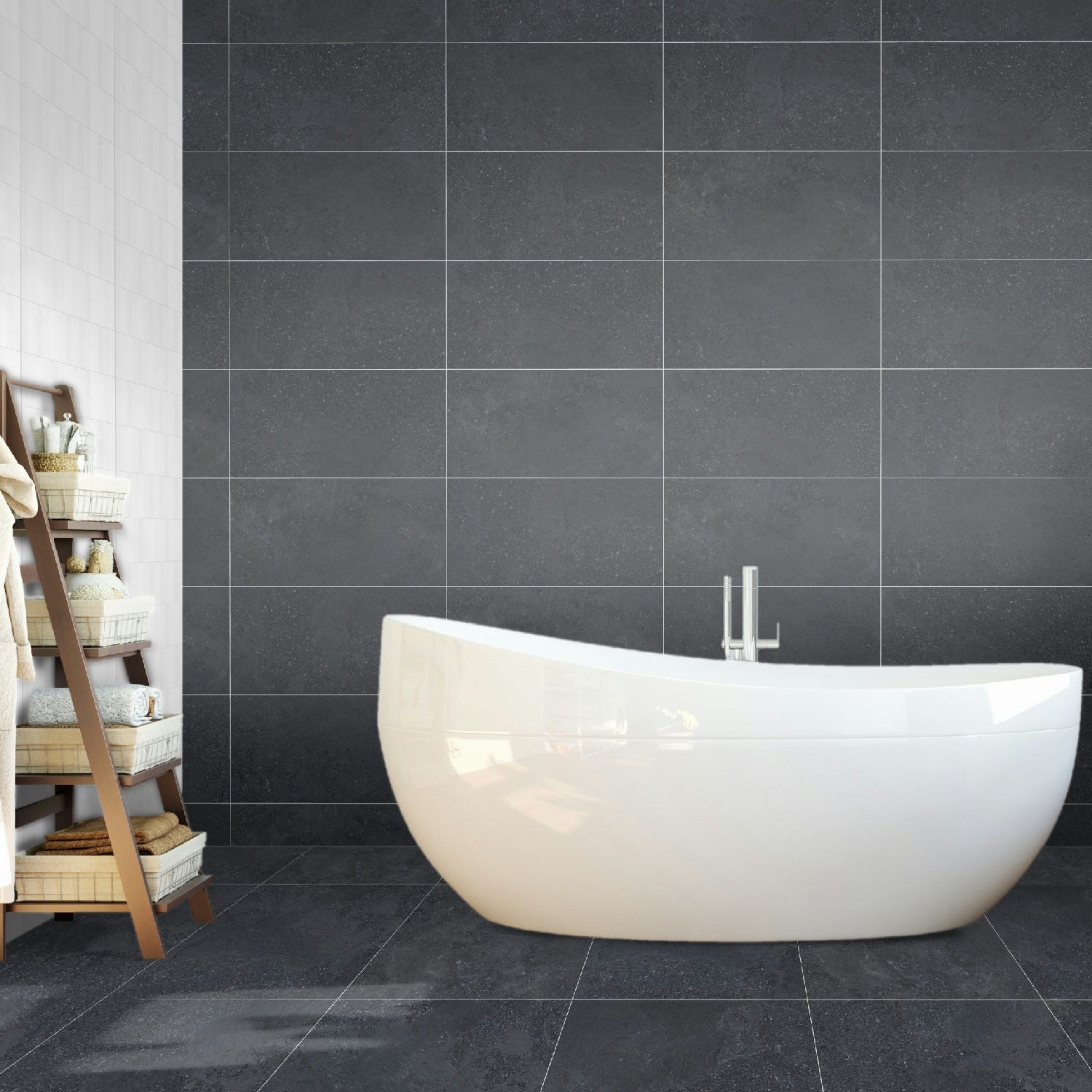 Painswick Dark Tile 600x300mm