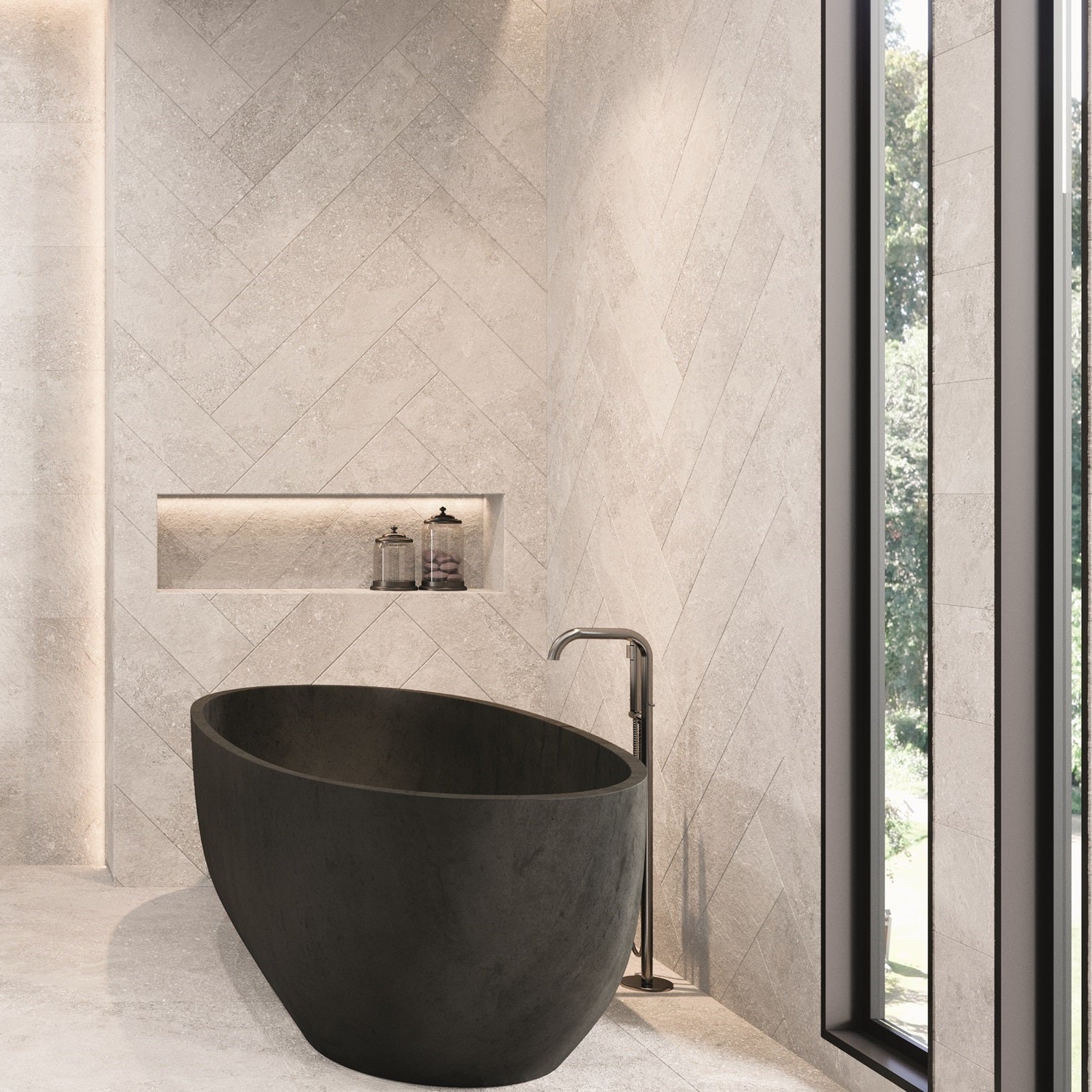 Painswick White 600x150mm – Tileflair