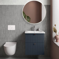 Pico Dark Grey Decor Kitkat Wall Tile