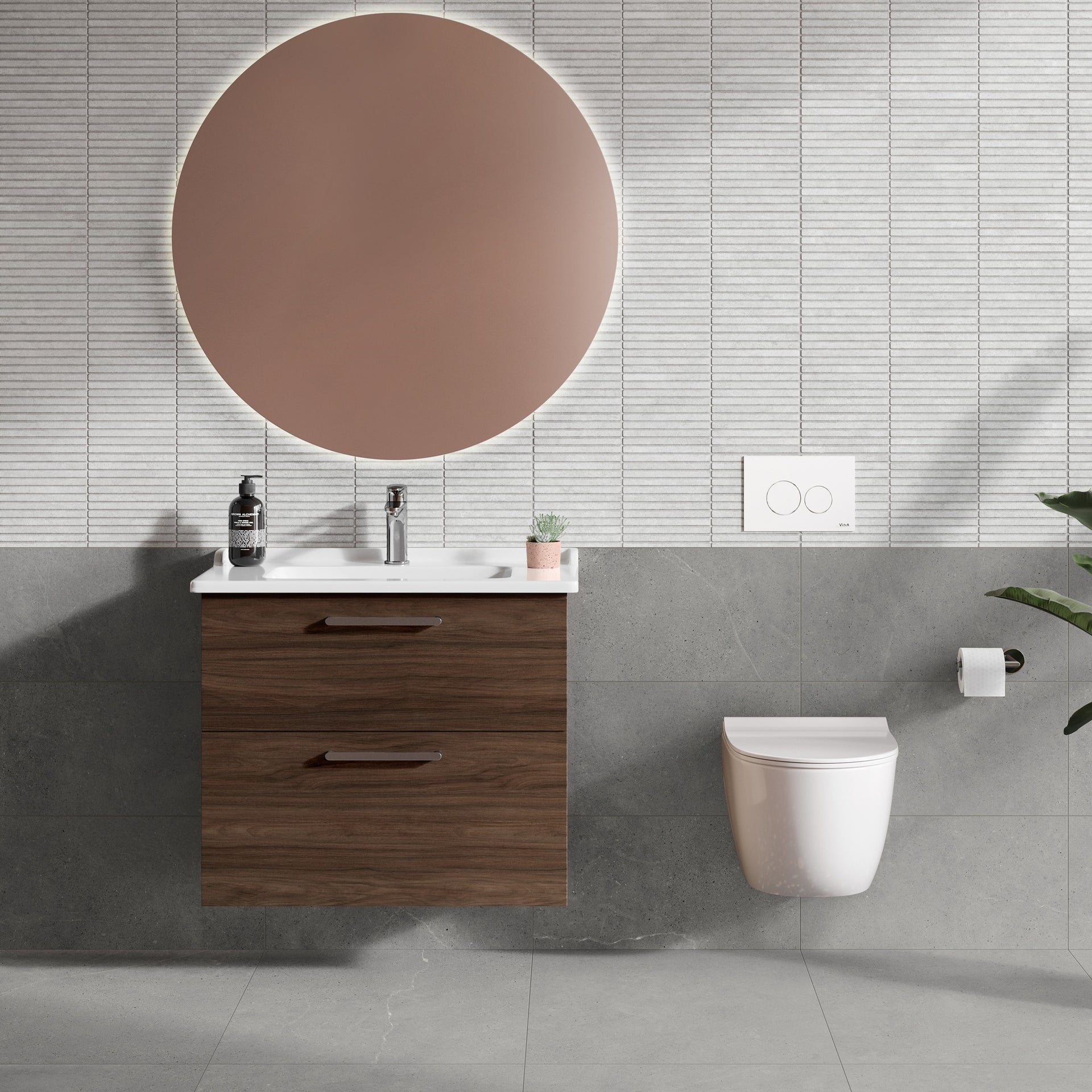 Pico Soft Grey Matt Wall Tile