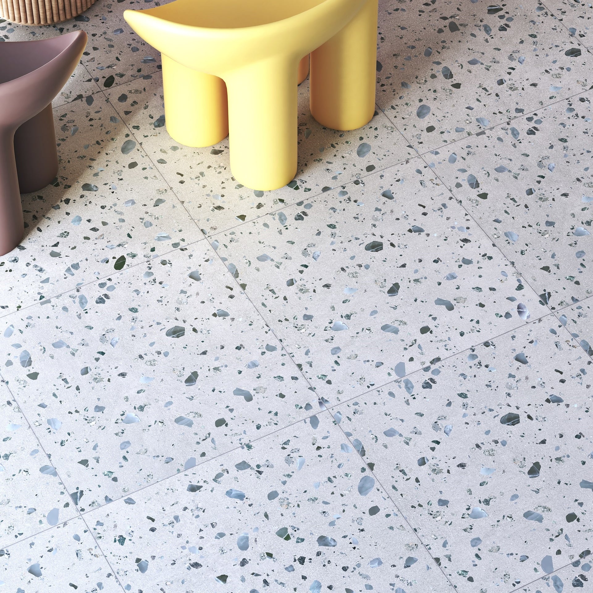 Pico White Terrazzo Tile – Tileflair