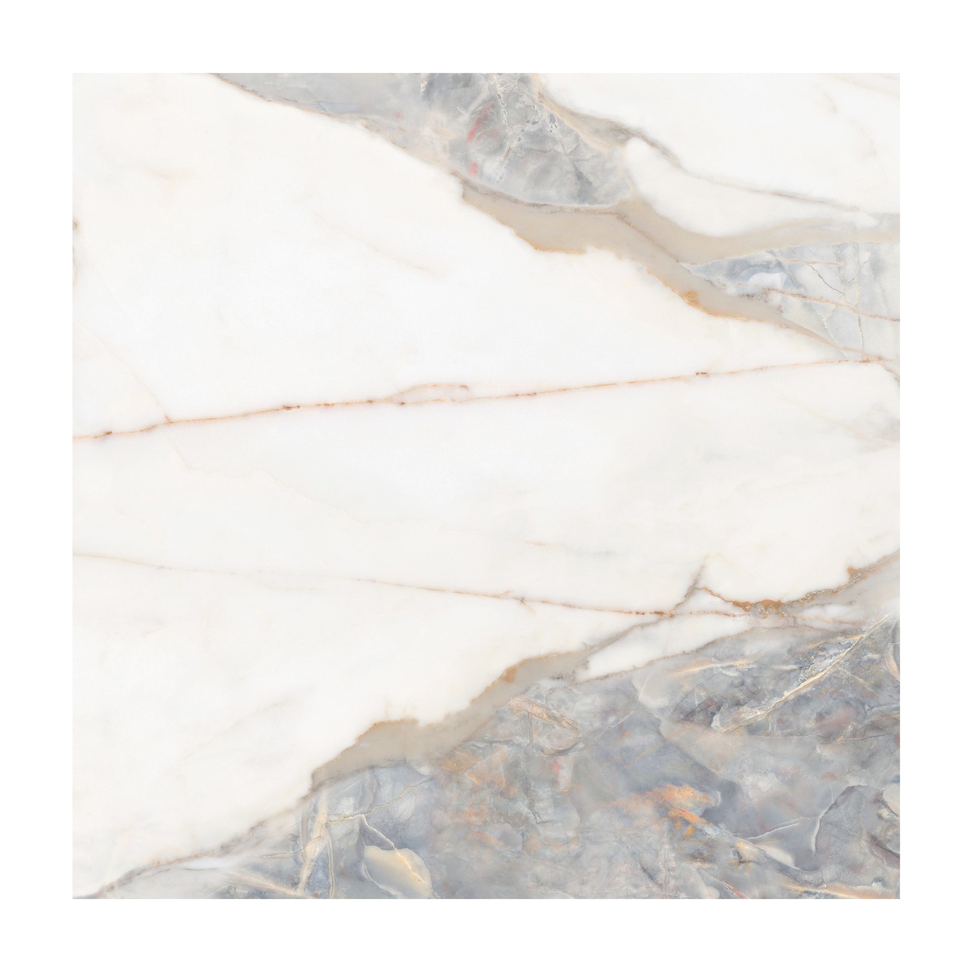 Avenza White Marble Effect Floor Tile