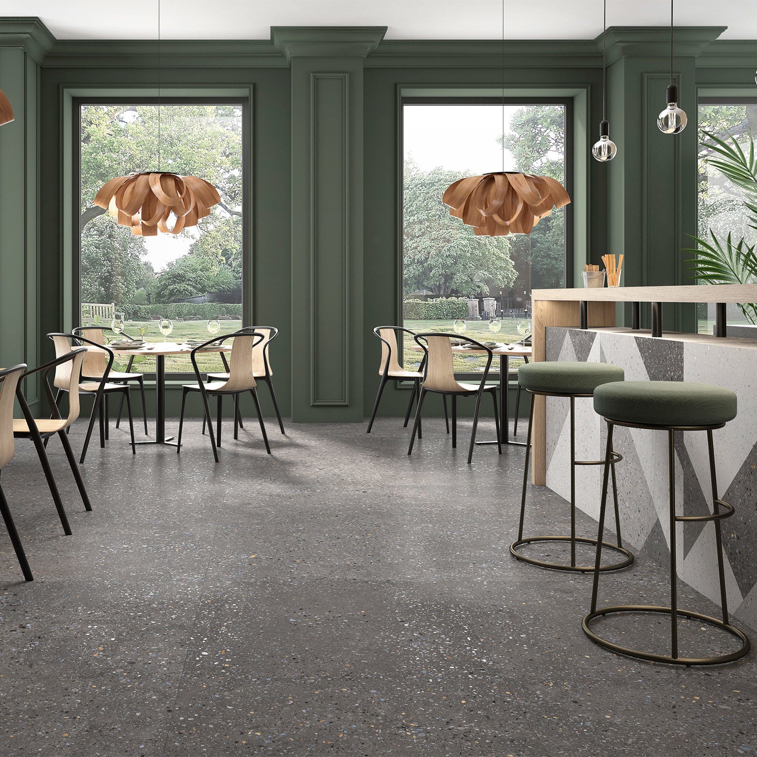 Sassi Terrazzo Dark Tile