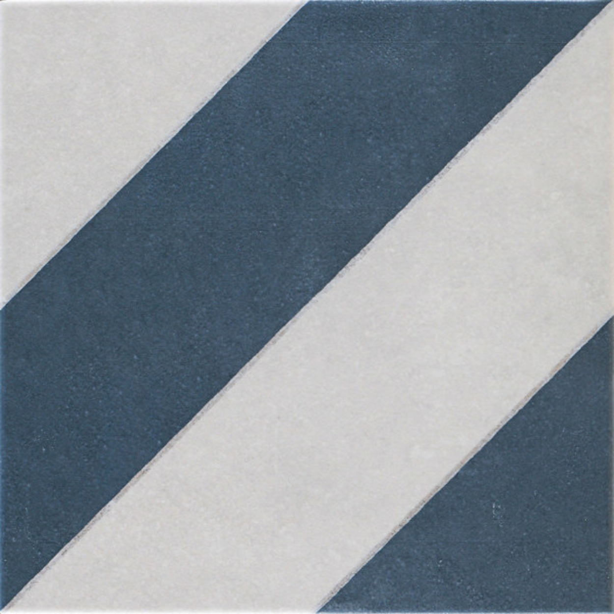 Diagonal Blue Patterned Tile