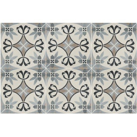 Bordeaux Dinan Patterned Tile