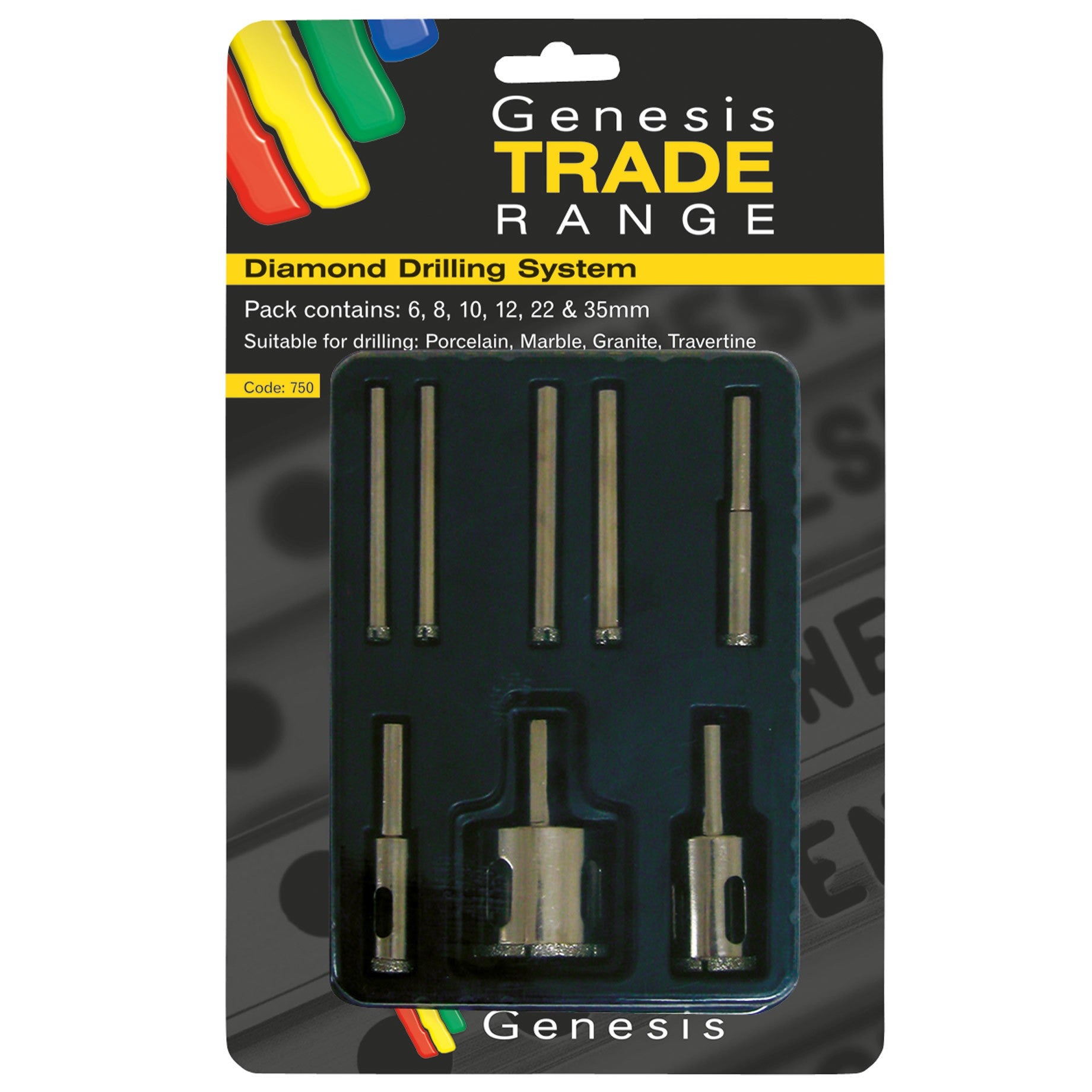 Genesis 750 Diamond Drill Set