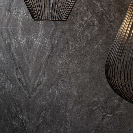 Honfleur Dark Grey Lappato Tiles