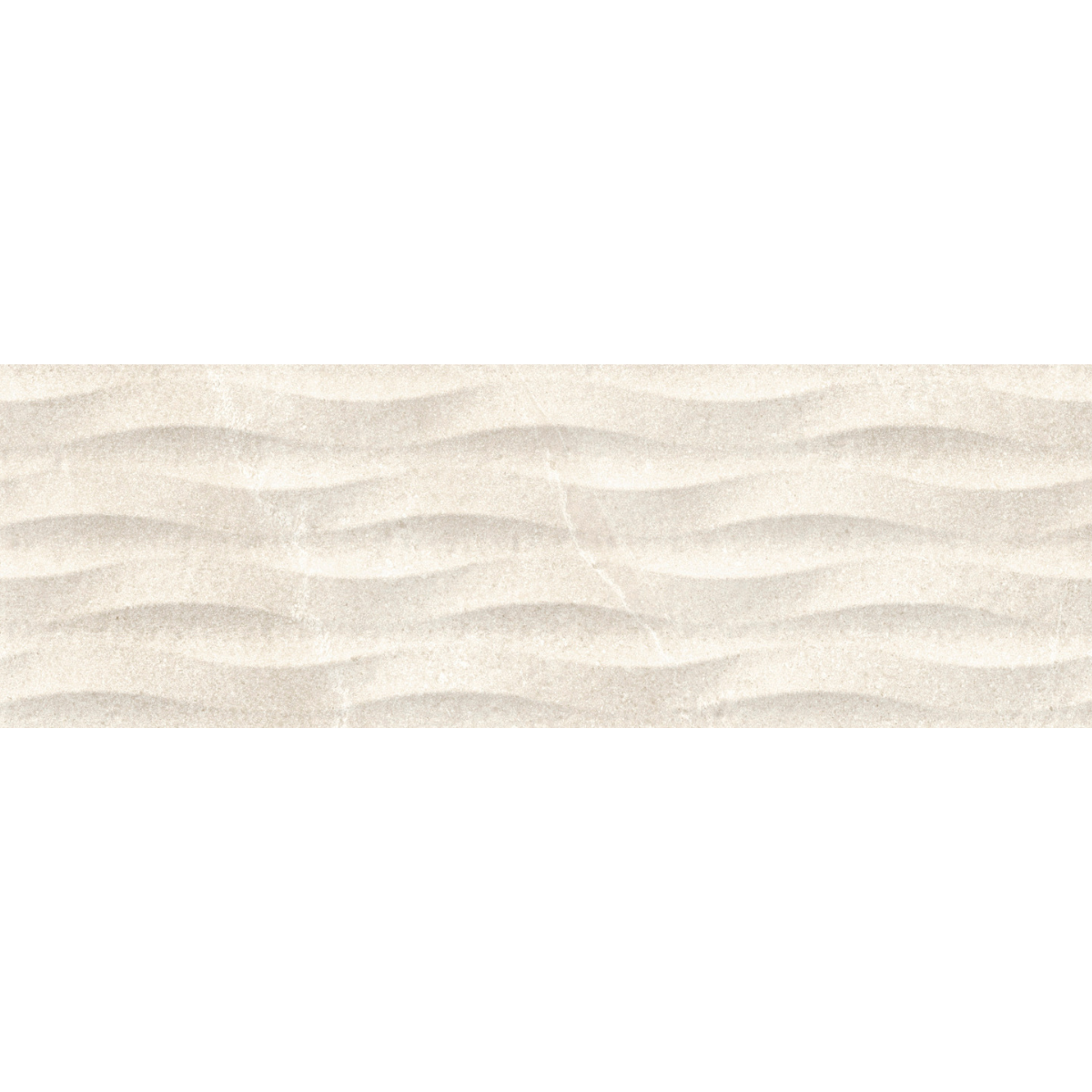 New York Cream Wave Decor Tile