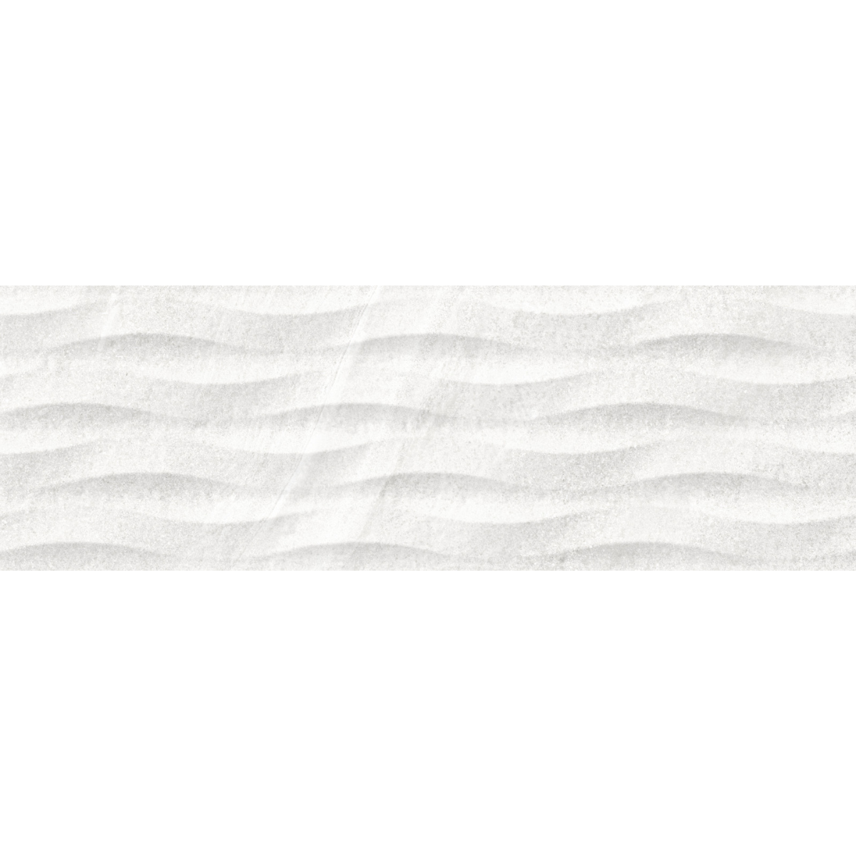 New York White Wave Decor Tile