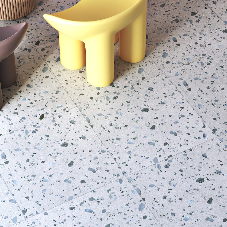 Pico White Terrazzo Tile