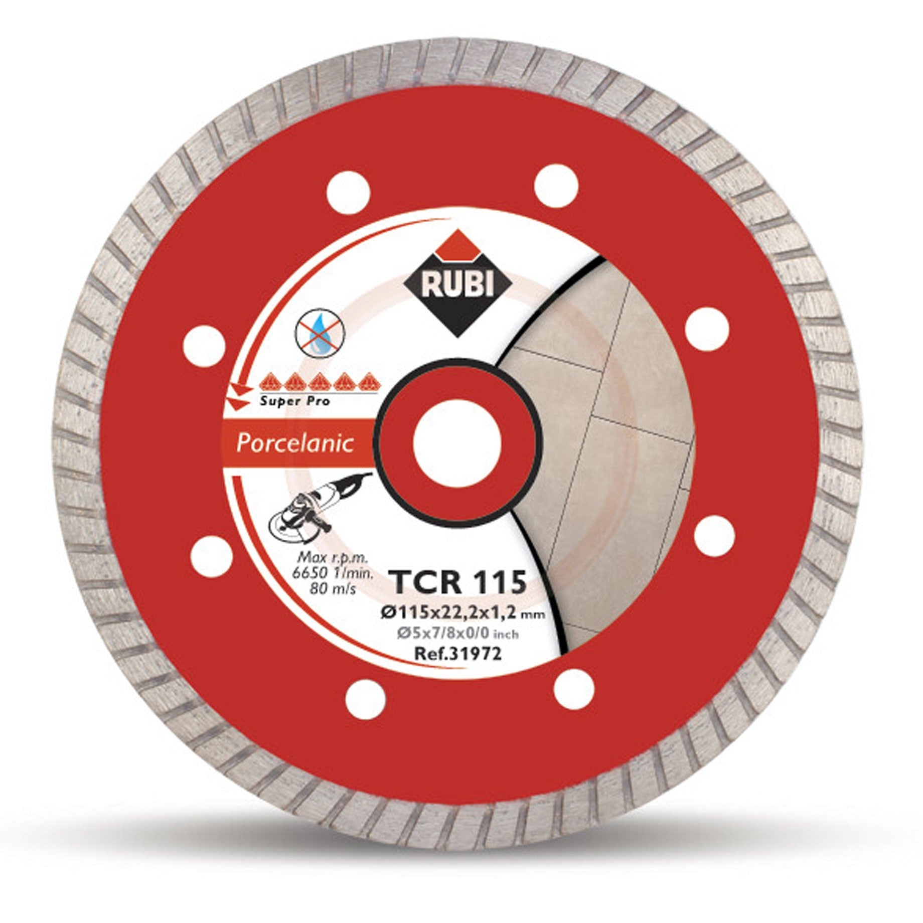 RUBI TCRP115 Diamond Blade